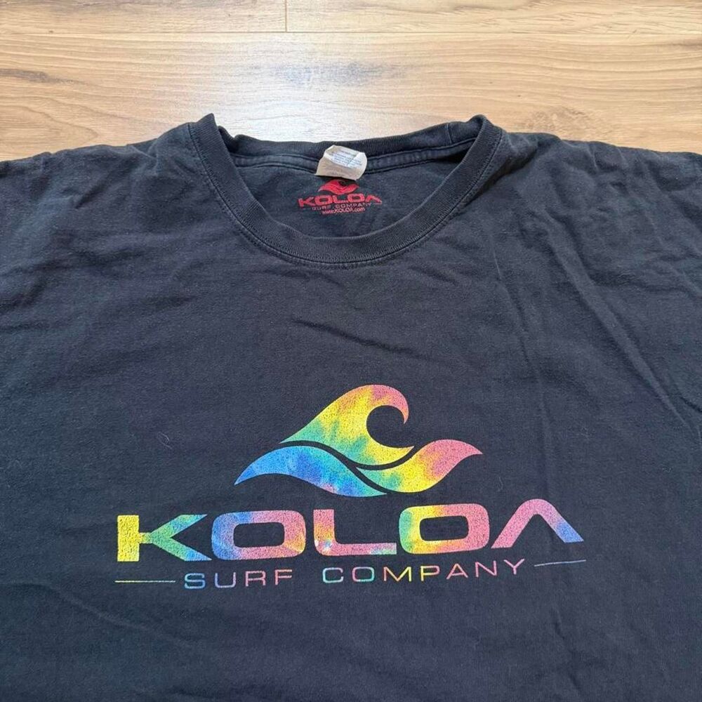 Y2K Style Koloa Surf Company black graphic baggy tee size 6XL